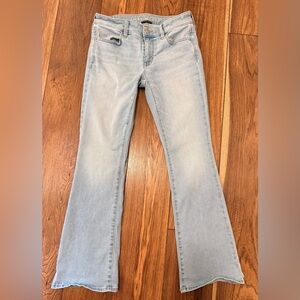 American Eagle Outfitters Light Blue Flare Jeans